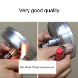 Removable and Washable Space Aluminum Plated Round Pressurized Top Spray Shower Head, Size: 82mm, Pattern A