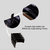 Durable Four-frame ABS Cash Coin Register Insert Tray Cashier Drawer Storage Cash Register Tray Box Classify Organizer, Four-frame (Black)