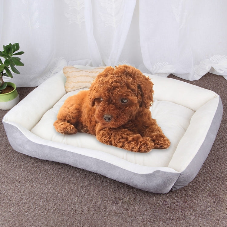 Dog Bone Pattern Big Soft Warm Kennel Pet Dog Cat Mat Blanket, Size: S, 60×45×15cm, Size: S