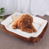 Dog Bone Pattern Big Soft Warm Kennel Pet Dog Cat Mat Blanket, Size: S, 60×45×15cm, Size: S