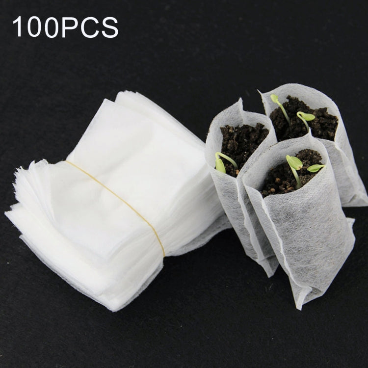 100pcs/Pack Nursery Pots Seedling-Raising Bags Environmental Non-woven Nursery Bags, 1000 PCS Nursery Bags 1000 PCS Nursery Bags