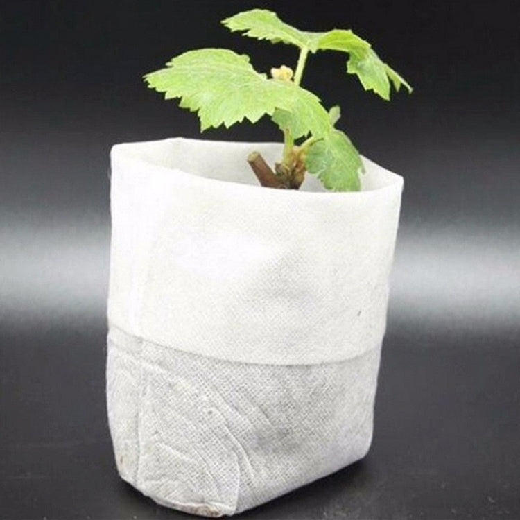 100pcs/Pack Nursery Pots Seedling-Raising Bags Environmental Non-woven Nursery Bags, 1000 PCS Nursery Bags