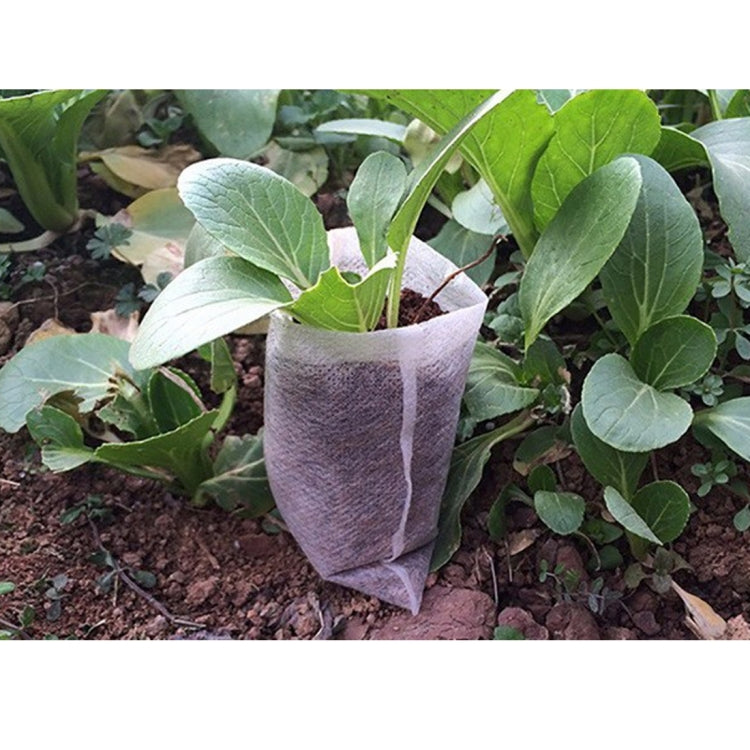 100pcs/Pack Nursery Pots Seedling-Raising Bags Environmental Non-woven Nursery Bags, 1000 PCS Nursery Bags