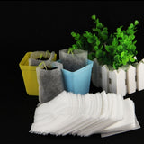 100pcs/Pack Nursery Pots Seedling-Raising Bags Environmental Non-woven Nursery Bags, 1000 PCS Nursery Bags