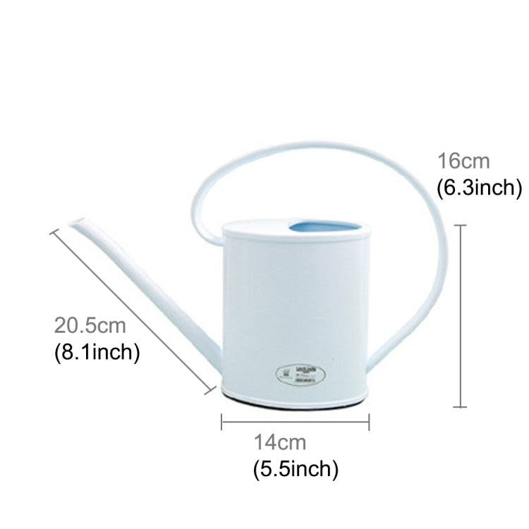 Watering Pot PP Gardening Supplies Watering Can Long Mouth Watering Irrigation Tools Portable Flower Pots, Capacity: 1.3L, Random Color Delivery, Capacity: 1.3L