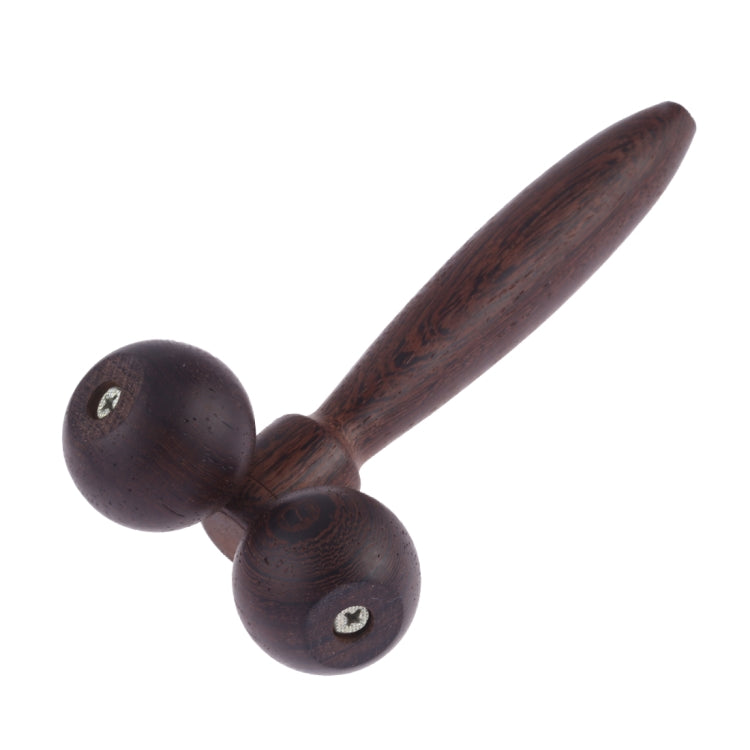 Wenge Solid Wood Manual Roller Massager