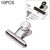 10pcs 63mm Silver Metal Stainless Steel Round Clip Notes Letter Paper Clip Office Bind Clip, 10PCS / 63mm 10PCS 63mm
