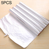 5 PCS 5m Bakest Aluminum Tin Foil Paper Barbecue Paper, 5 PCS Barbecue Paper