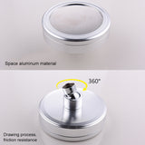 Removable and Washable 304 Stainless Steel Round Pressurized Handheld Shower Head, Size: 117mm, Pattern E