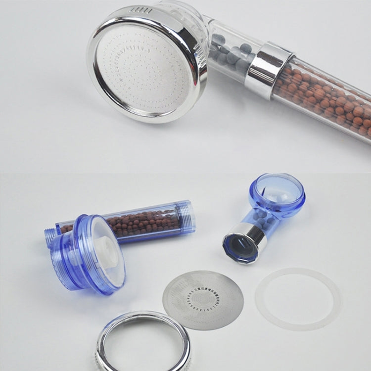 PC Negative Ions Shower Head, Size: Large, Interface: 2cm, Size: Large,(Blue)