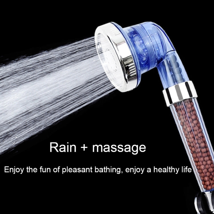 3 Settings Adjustable PC Negative Ions Shower Head, Size: Large, Interface: 2cm, 3 Settings Size: Large,(Blue), 3 Settings Size: Large(Transparent)