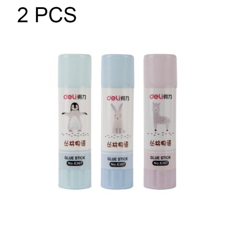 2 PCS School Supplies Solid Glue High Viscosity Glue Stick PVP Solid Glue, Random Color Delivery, 6367 6367