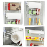 Multi-layer Fridge Storage Rack Side Shelf Sidewall Holder Multi-function Kitchen Organizer Household, Size: 25 x 9.5 x 62cm, 25 x 9.5 x 62cm