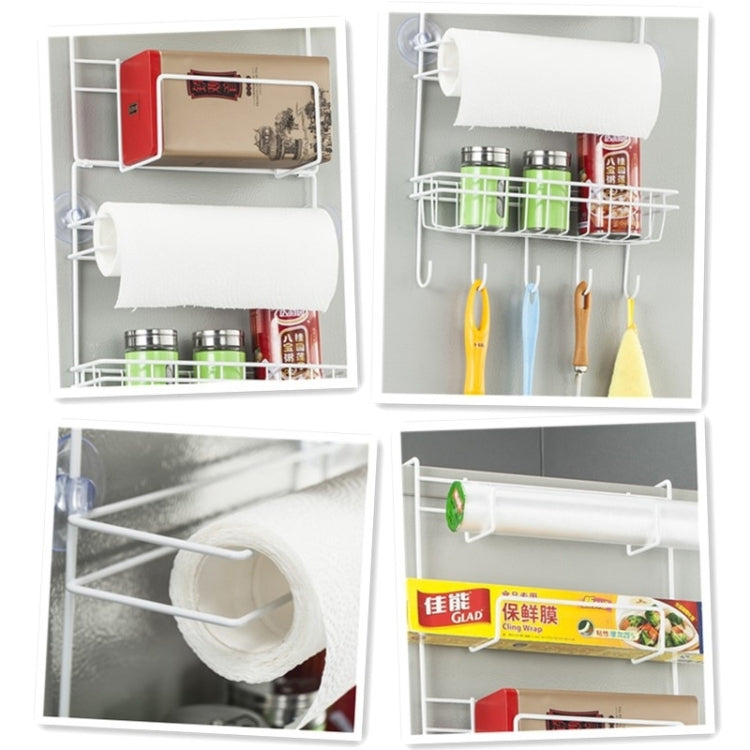 Multi-layer Fridge Storage Rack Side Shelf Sidewall Holder Multi-function Kitchen Organizer Household, Size: 25 x 9.5 x 62cm, 25 x 9.5 x 62cm