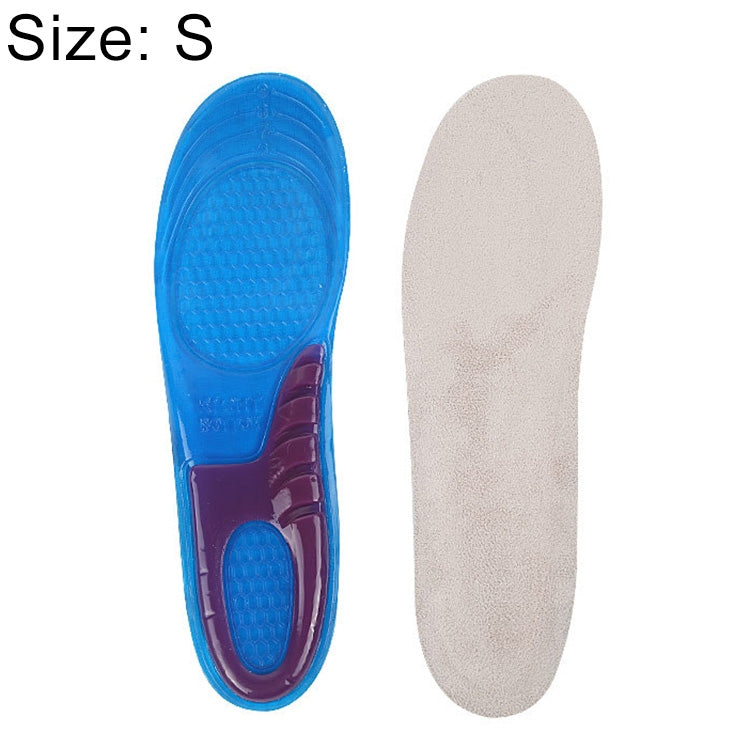 1 Pair Military Training Shock Resistance Sports Insoles Soft and Comfortable Stretch Thick Insoles, Size: S(34-37 Yards), Size: S(34-37 Yards) Size: S(34-37 Yards) Blue