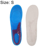 1 Pair Military Training Shock Resistance Sports Insoles Soft and Comfortable Stretch Thick Insoles, Size: S(34-37 Yards), Size: S(34-37 Yards) Size: S(34-37 Yards) Blue