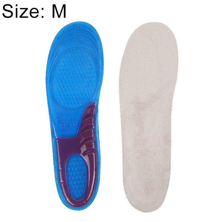 1 Pair Military Training Shock Resistance Sports Insoles Soft and Comfortable Stretch Thick Insoles, Size: M(38-42 Yards), Size: M(38-42 Yards) Size: M(38-42 Yards) Blue