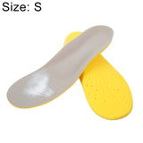 1 Pair PU Breathable Soft Sports Shock-absorbing Insole Sweat-absorbent Foot Pad Elastic Shoe Insert, Size: S(2-5 Yards), Size: S(2-5 Yards) Size: S(2-5 Yards) Yellow