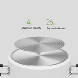 Original Xiaomi Mijia ZWZ 4L Food Grade Non-stick Stockpot, Compatible with Mijia Induction Cooker (HC9071), 4L Stockpot