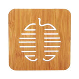 5pcs Cute Cartoon Kitchen Table Protect Wood Cup Pad Heat Insulation Coaster Mat, Random Style Delivery, Table Mats 2