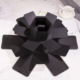 Surprise Hexagon Blooming DIY Handmade Album Creative Photo Box Star Gift Box, Handmade Album