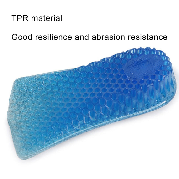 1 Pair 3cm Honeycomb Stretch Insert Shoes Height Increase Half Insoles, 3cm Honeycomb Increase Insoles