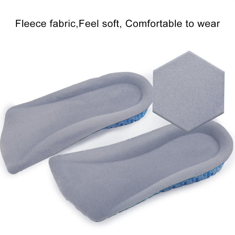 1 Pair 3cm Honeycomb Stretch Insert Shoes Height Increase Half Insoles, 3cm Honeycomb Increase Insoles