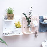 Plastic Board Living Room Bathroom Kitchen Wall Decoration Storage Shelf
