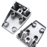 2 PCS Space Aluminum Alloy Desk Screen Clamps Screen Baffle