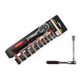 12 in 1 3/8 Interface Ratchet Wrench Set Car Repair Combination Hardware Toolbox, 12 PCS 3/8 Interface 12 PCS 3 8 Interface