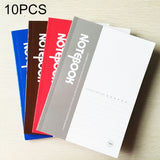 10 PCS 40 Pages A5 Soft Cover Diary Notebook Office Supply, Random Color Delivery, 40 Pages 40 Pages