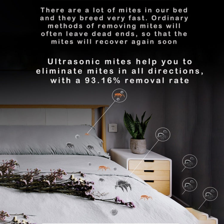 Household Wireless Ultrasonic Deodorizer Vacuum Cleaner Dust Mite Controller, Ultrasonic Deodorizer