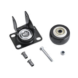 2 PCS 2 inch Furniture Cabinet Coffee Table Silent Universal Brake Wheel, 2 inch Universal Brake Wheel