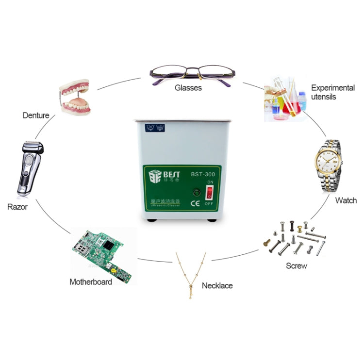BEST 1.8L Practical Portable Ultrasonic Cleaner (Voltage 220V), BEST 1.8L