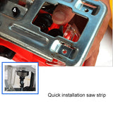 220V Jig Saw Electric Saw Woodworking Electric Tools Multifunction Chainsaw Hand Saws Wood Cutting Machine With Lase & 10 Saw Blader, 55 Upgrade Models