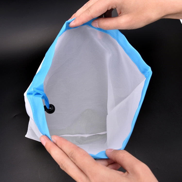 10 PCS Double-Stitched Strength Reusable Fruit Sandwich Pouch Mesh Storage Bags, Size: 30cm x 43cm, Random Color Delivery, Size: 30cm x 43cm