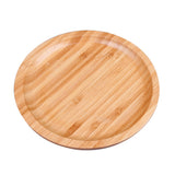 Household Creative Simple Round Bamboo Tea Tray Mini Tea Table, Diameter: 30cm, Diameter: 30cm