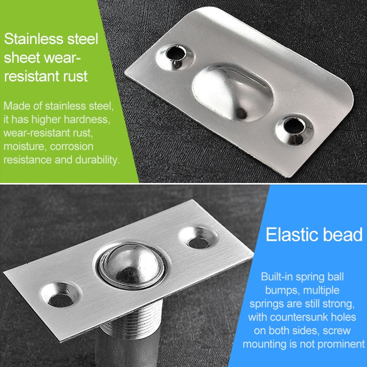 1 Set 106 Stainless Steel Invisible Door Bead Spring Beads Special Bead Lock Door Bead, 106 All Stainless Steel