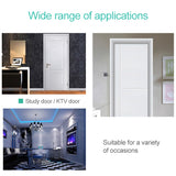 1 Pair 107 Stainless Steel Invisible Door Bead Spring Beads Special Bead Lock Door Bead, 107 Copper + stainless Steel Panel