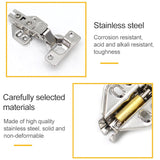 2 PCS Stainless Steel Hydraulic Hinge Copper Rod Hydraulic Buffer Hinge, 781 Straight Arm, 781 Straight Arm