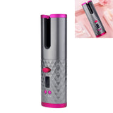 USB Charging Automatic Hair Curler Portable Mini Wireless Multi-function Curling Iron with LCD Display Grey