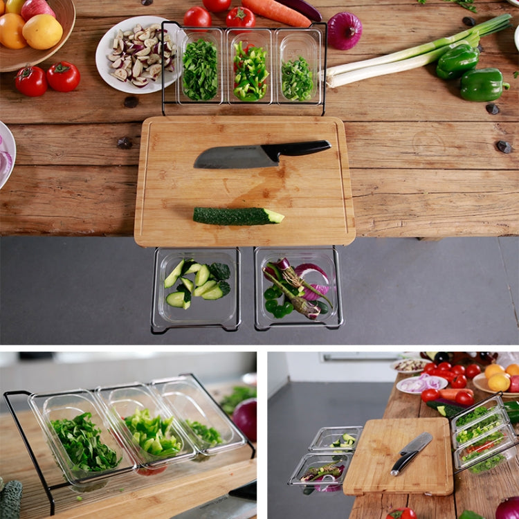 Multifunctional Cutting Board + PC Box 5 PCS, 5 in 1 Cutting Board