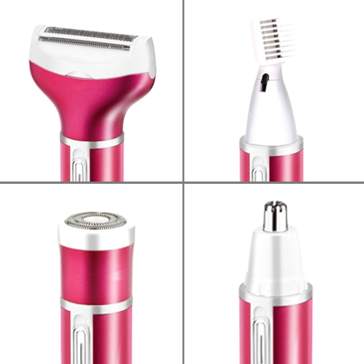 4 In 1 USB Rechargeable Vibrissa Eyebrows Trimmer Body Hair Denuding Machine Set with USB Cable, 4 In 1
