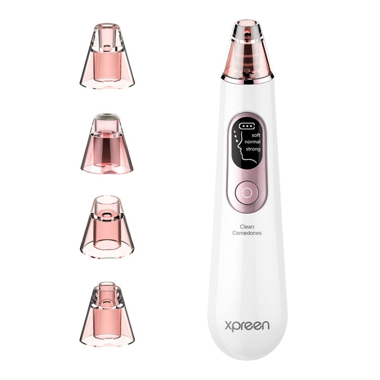 Xpreen Rechargeable Pore Cleanser Home Facial Beauty Device with LED Screen & 4 Probes, XPRE111 XPRE111