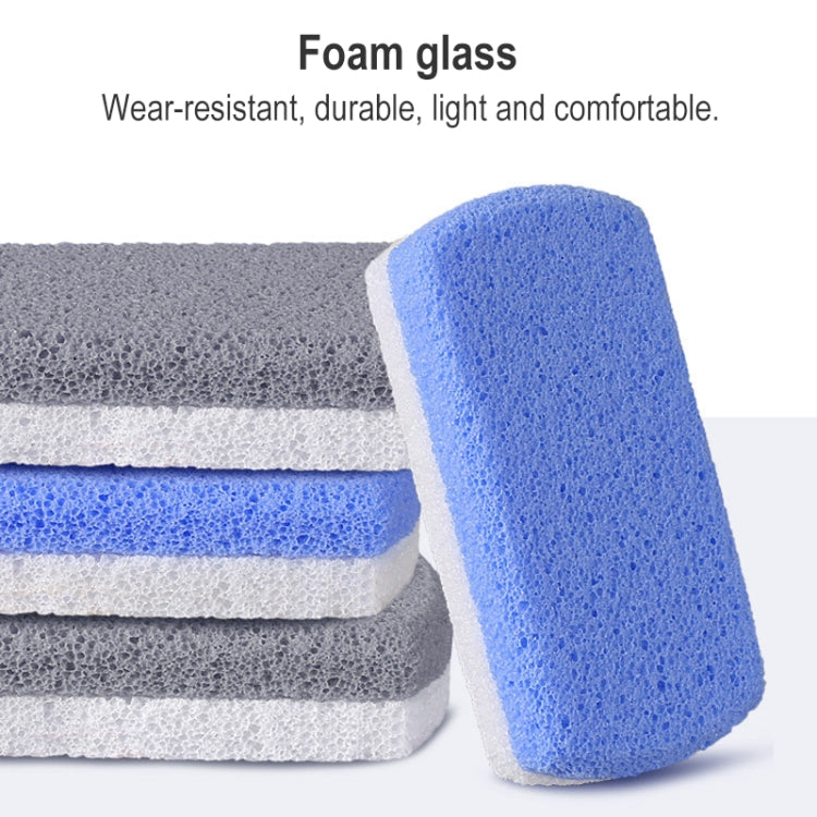 037 Double-color Grindstone Foam Glass Foot Rub, Color Random Delivery, 037