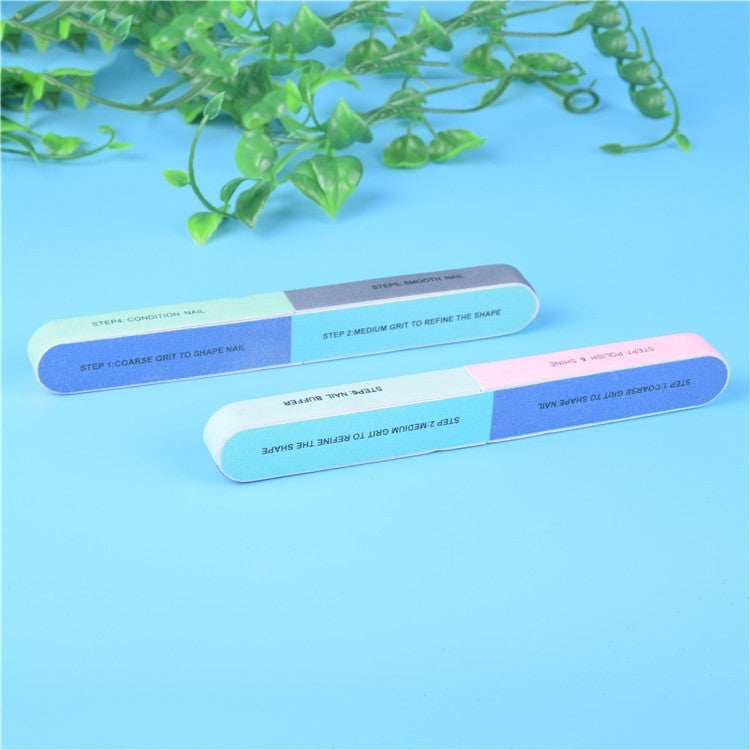 10pcs Seven Sided Polishing Bar Nail File Buffers Polisher for Fingernails and Toenails, 1 PCS Seven Sided