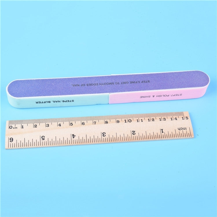 10pcs Seven Sided Polishing Bar Nail File Buffers Polisher for Fingernails and Toenails, 1 PCS Seven Sided