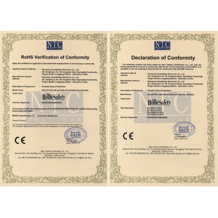 Portable UVC LED Light Sterilizer Disinfection Stick Lamp, Disinfection Stick Lamp