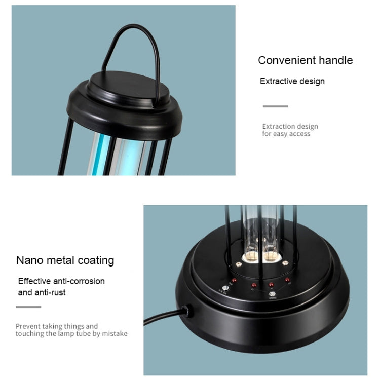 38W Desktop UV Light Lamp Disinfection Anti-virus Sterilization Lamp Bar Strip with Remote Control, 3 Pin CN Plug, 38W CN Plug