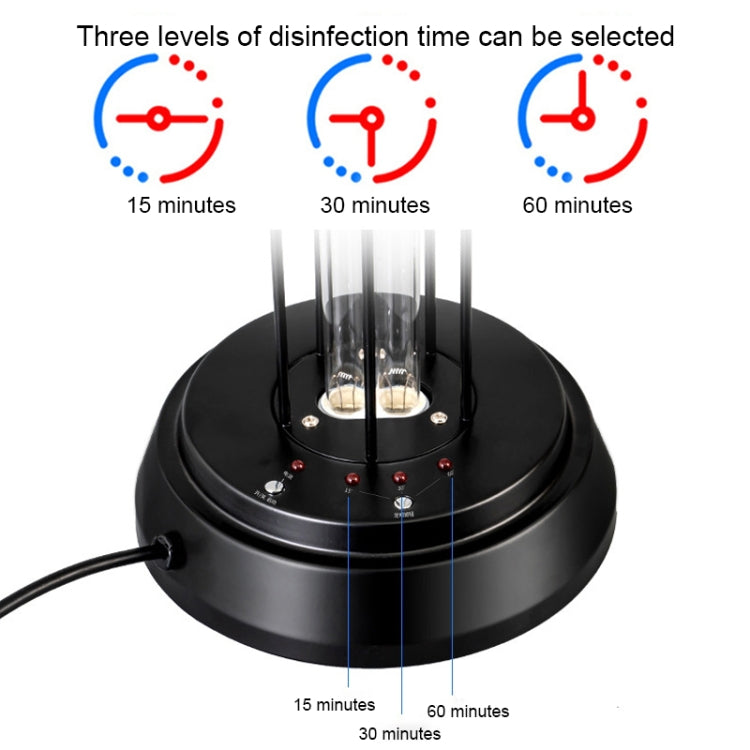 38W Desktop UV Light Lamp Disinfection Anti-virus Sterilization Lamp Bar Strip with Remote Control, 3 Pin CN Plug, 38W CN Plug